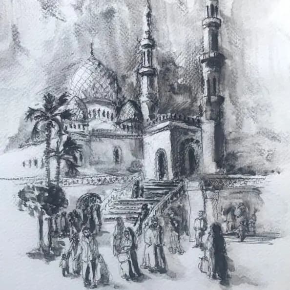 Detail 1 of After the Friday prayer