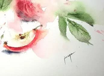 Detail 2 of Apples