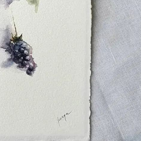 Detail 2 of Blackberries
