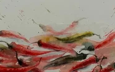 Detail 1 of Chilling chillies