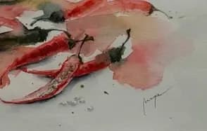 Detail 2 of Chilling chillies
