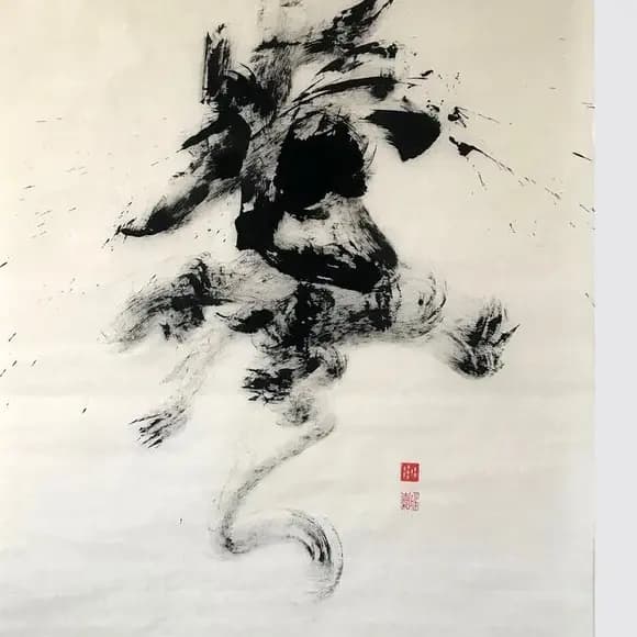 Detail 1 of Dance of a frizzled soul I