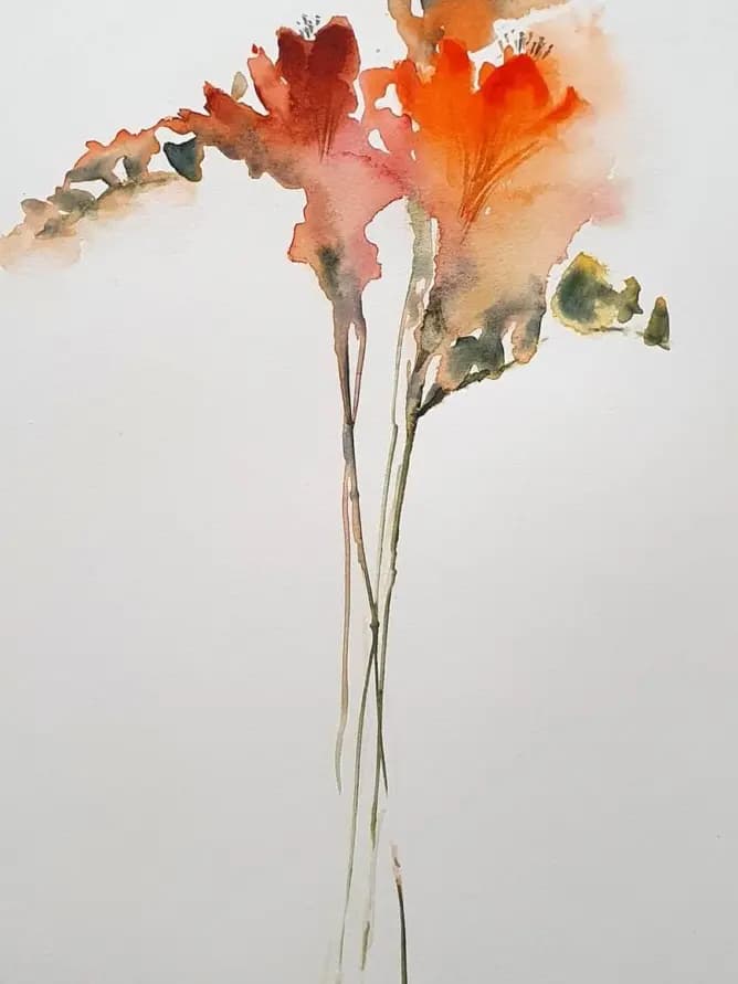 Detail 1 of Fresias