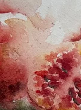 Detail 1 of Happy pomegranate