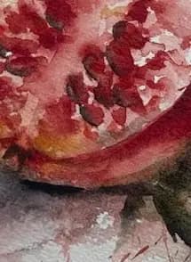 Detail 2 of Happy pomegranate