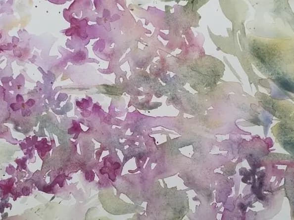 Detail 1 of Lilac tree
