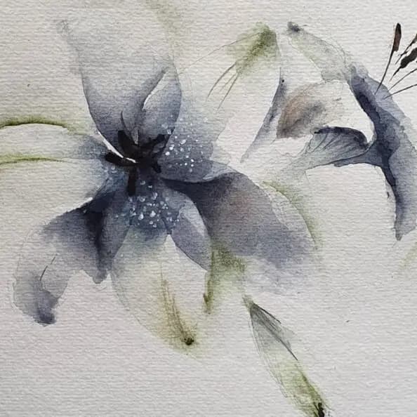 Detail 1 of Lilies