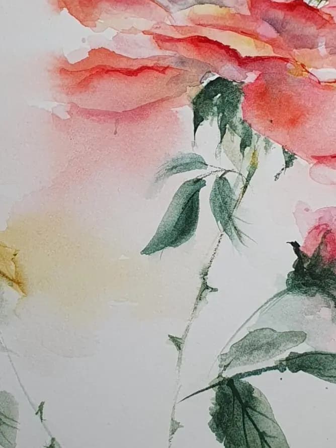 Detail 1 of Lonely Rose