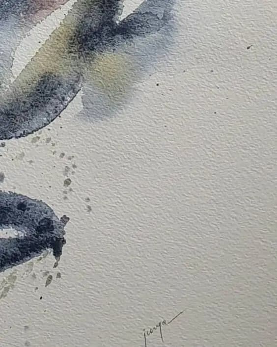 Detail 2 of Meditating Koi