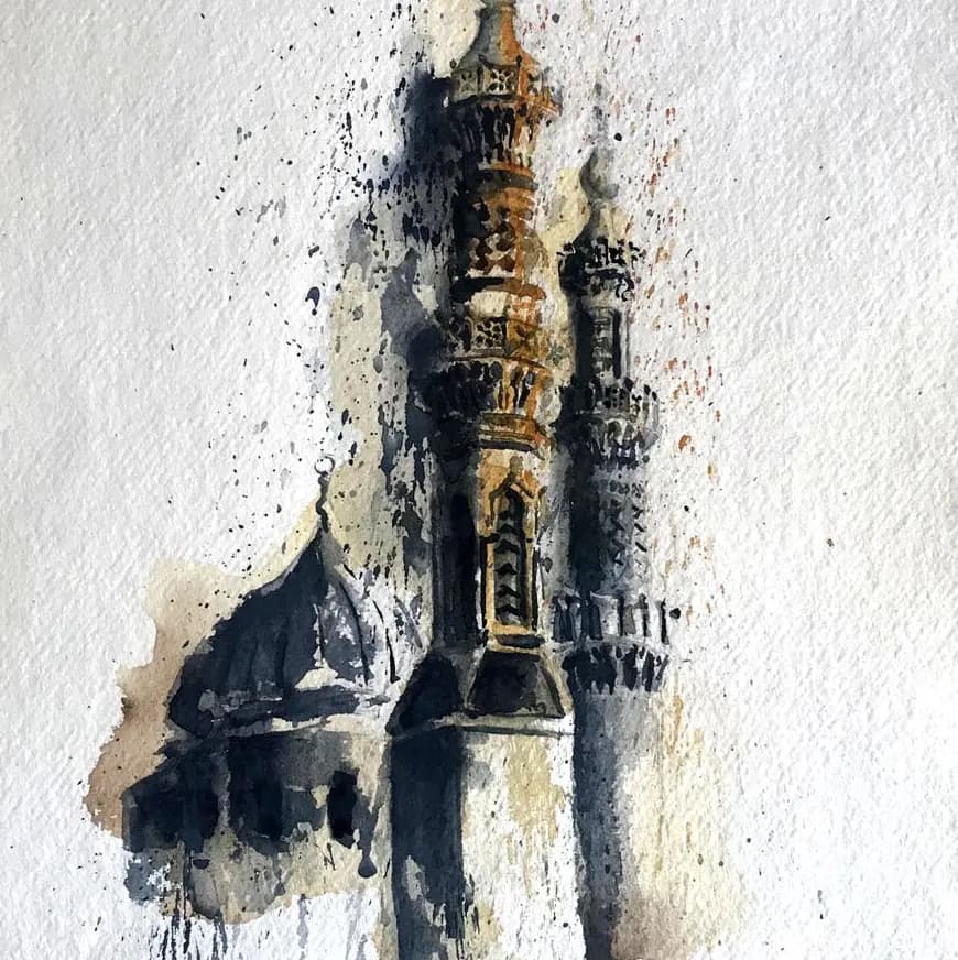 Detail 1 of Minarets of al Azhar
