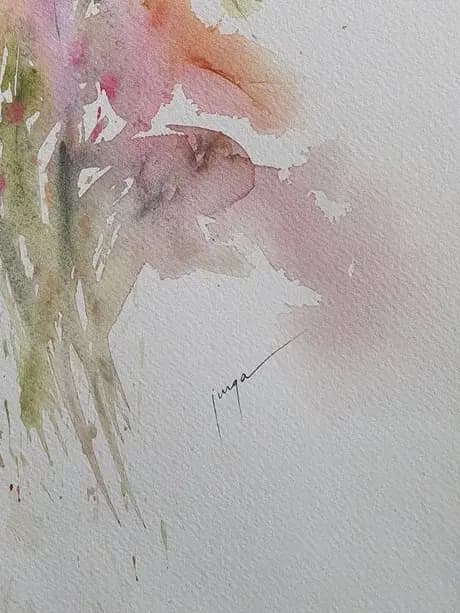 Detail 2 of Relaxed tulips