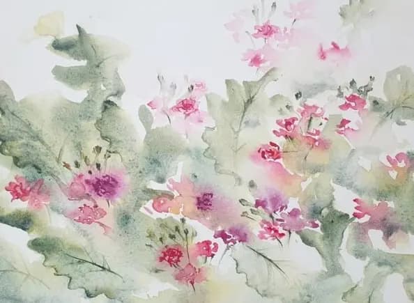 Detail 1 of Small pinks