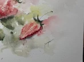 Detail 2 of Strawberries