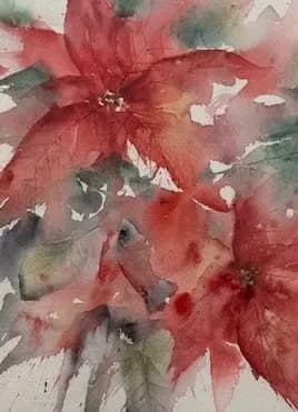 Detail 1 of Winter flowers