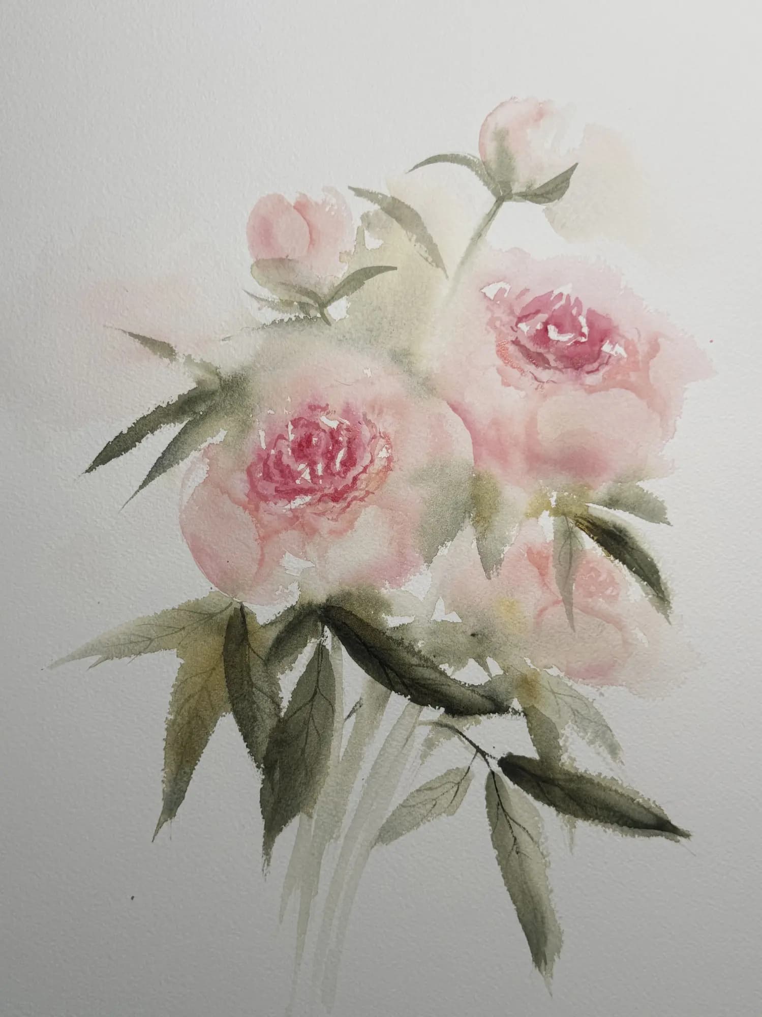 Detail 1 of Peonies
