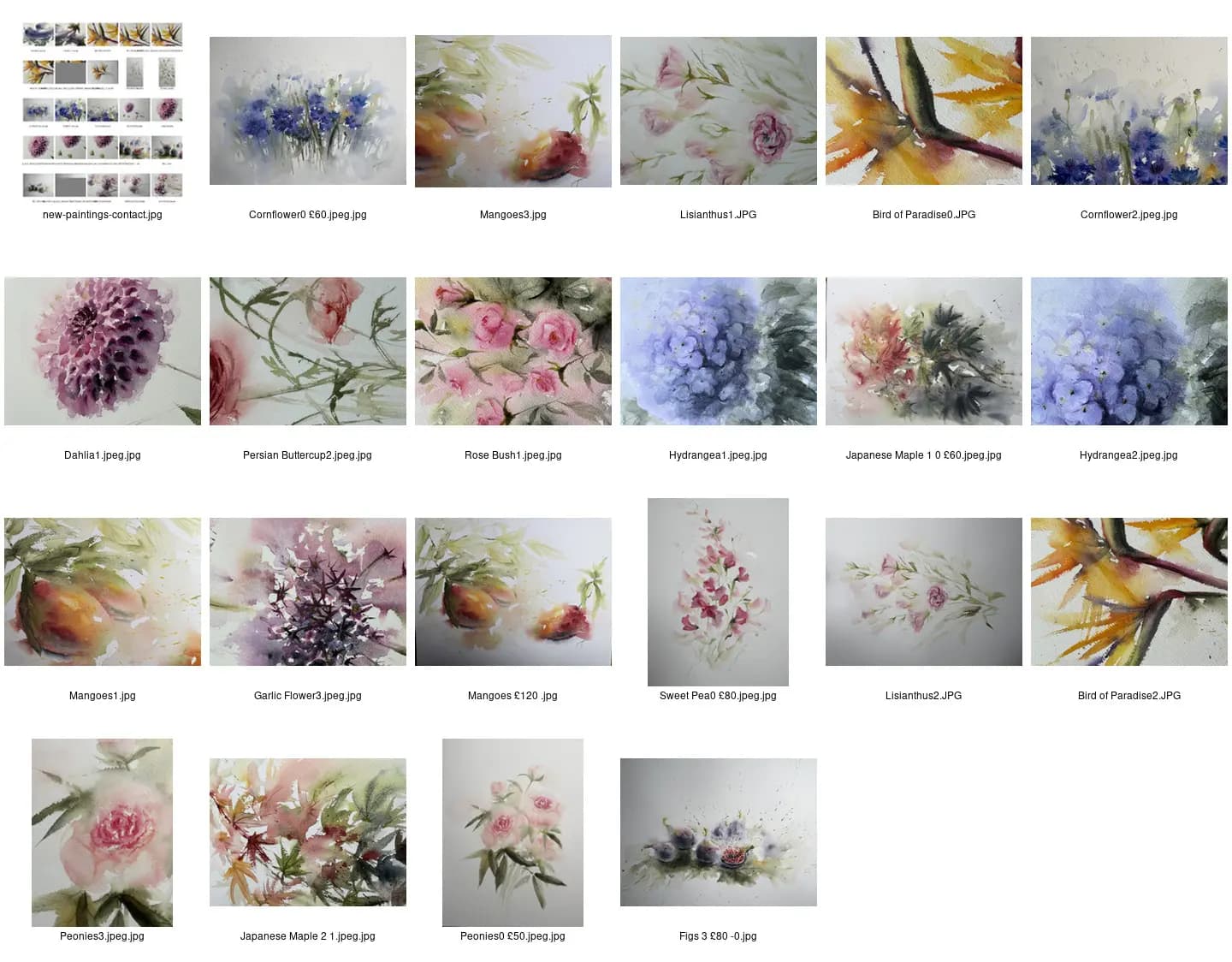 Detail 2 of Peonies