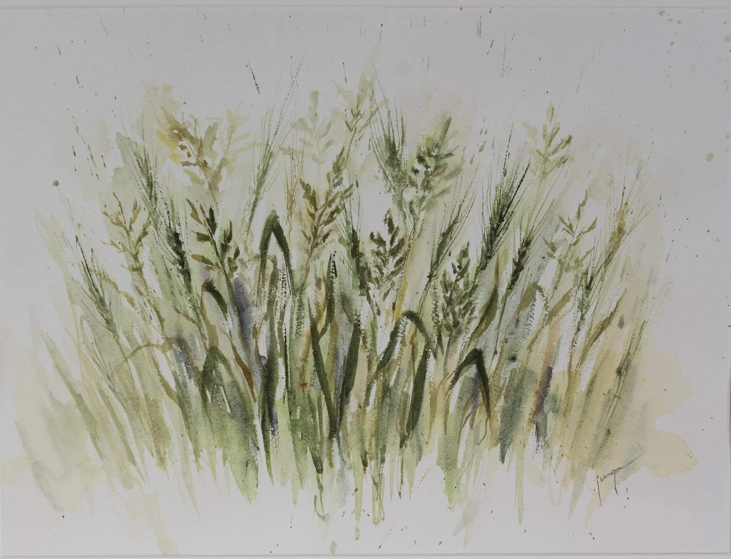 Barefoot Walk, an original watercolour painting by Jurga Vilimaite