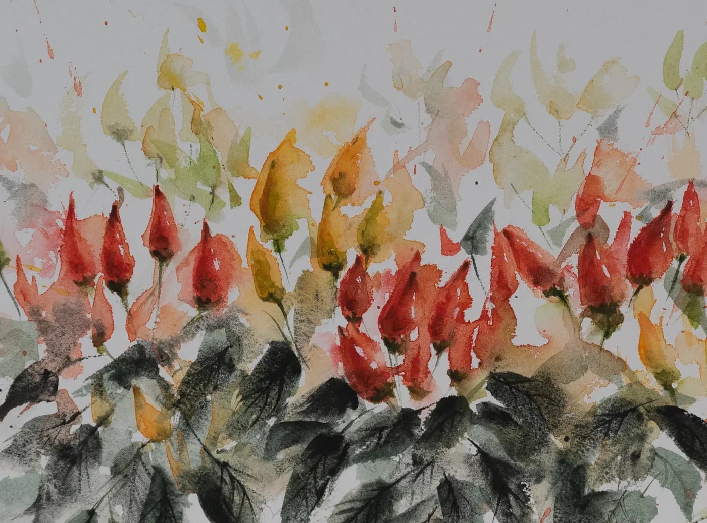 Detail 1 of Dancing Chillies