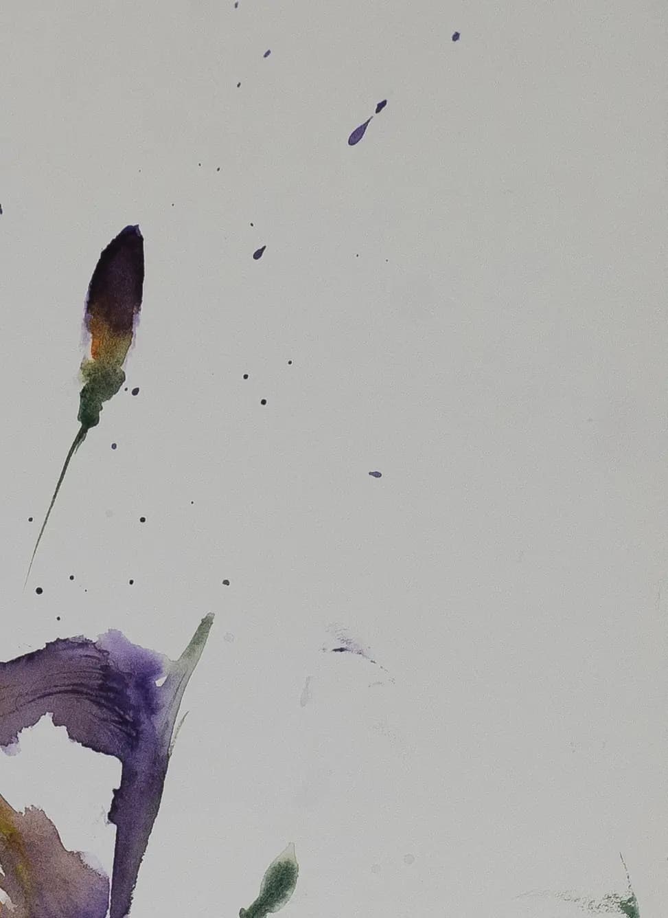 Detail 2 of Irises Two