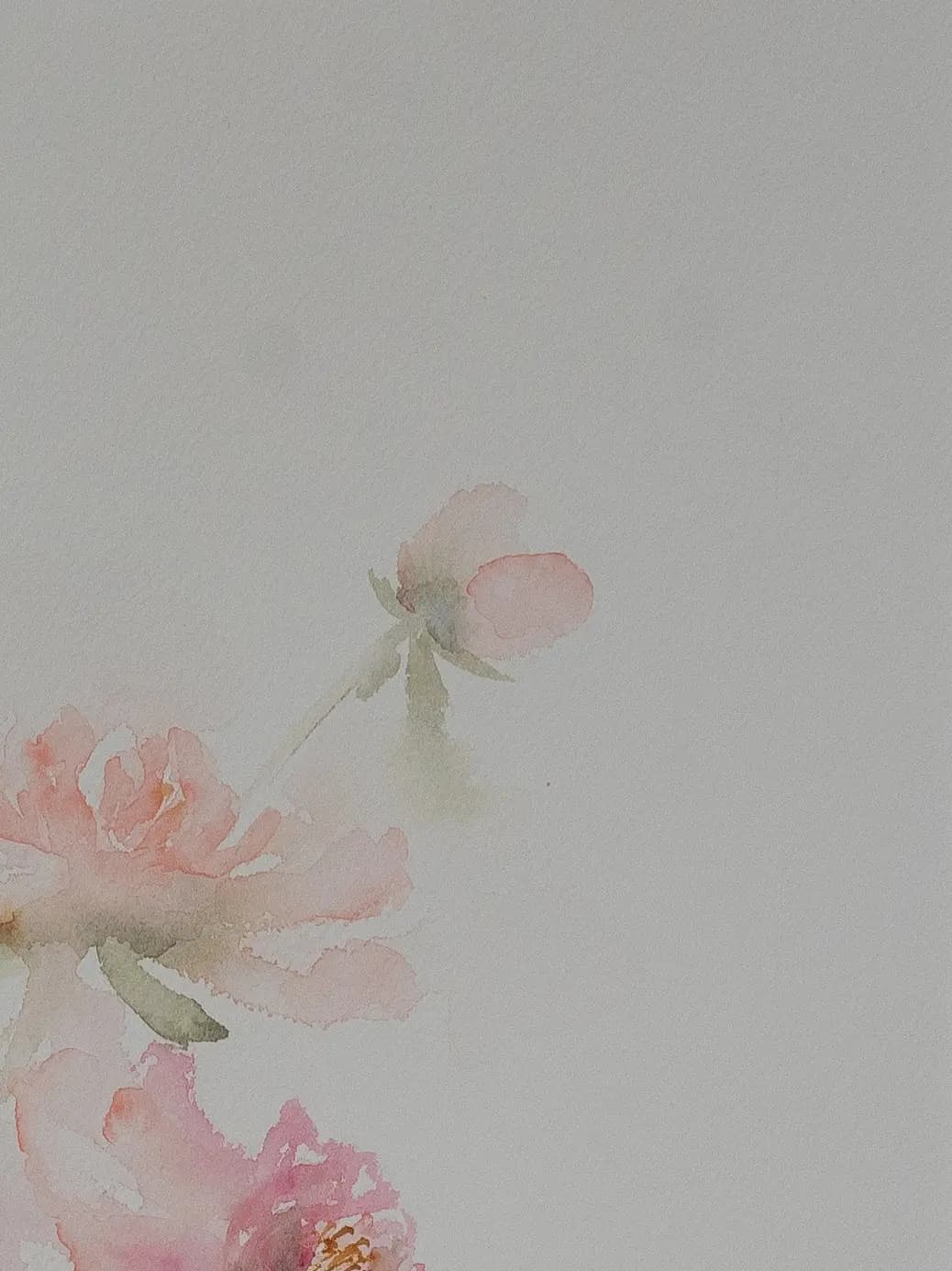 Detail 2 of Peonies One