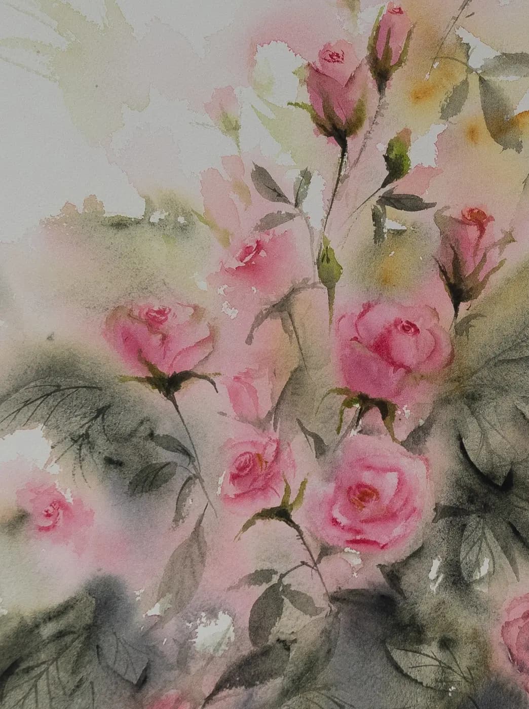 Detail 1 of Rose Bush