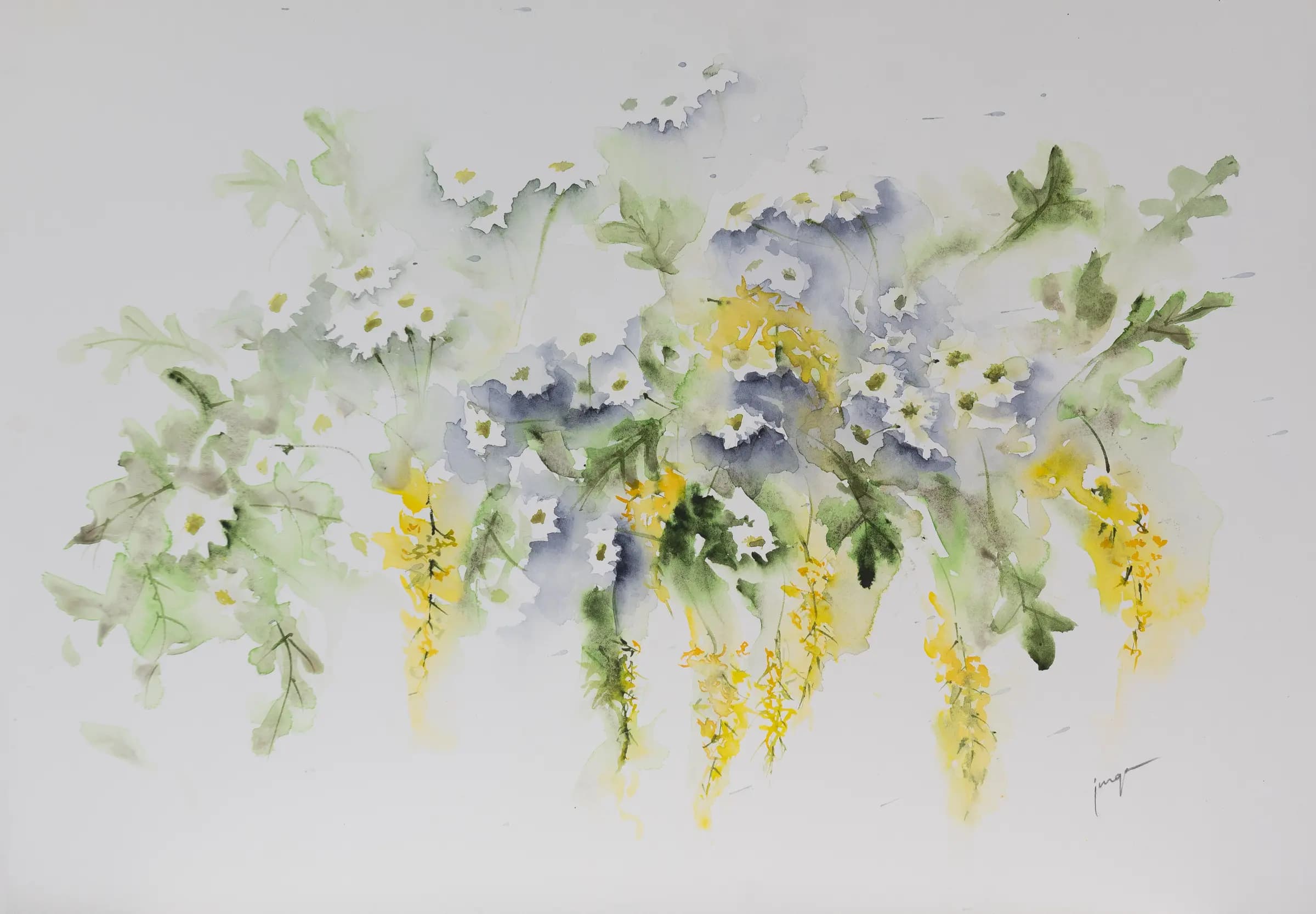 Summer, an original watercolour painting by Jurga Vilimaite
