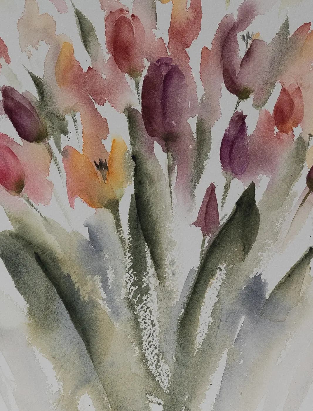 Detail 1 of Tulips