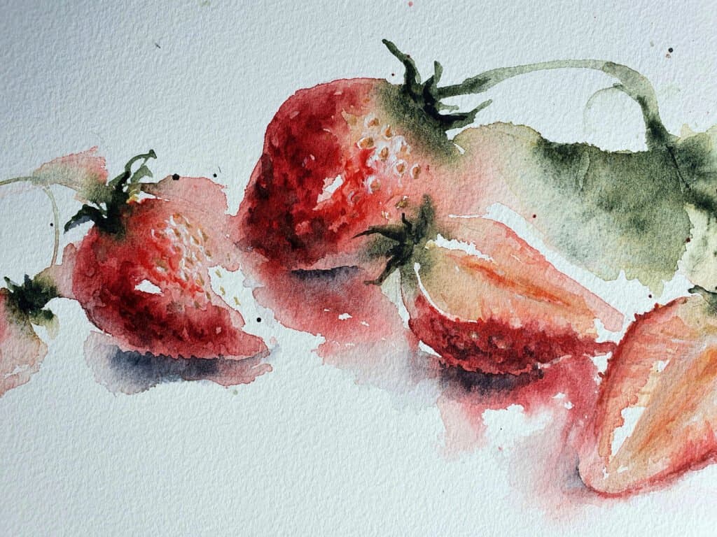 Summer, an original watercolour work by Jurga Vilimaite