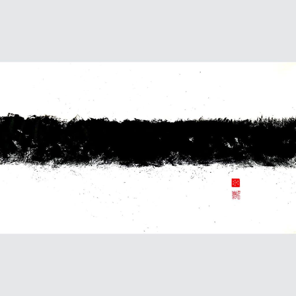 The Battle, an original ink work by Jurga Vilimaite