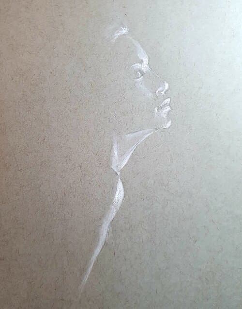 Youth, an original drawing work by Jurga Vilimaite