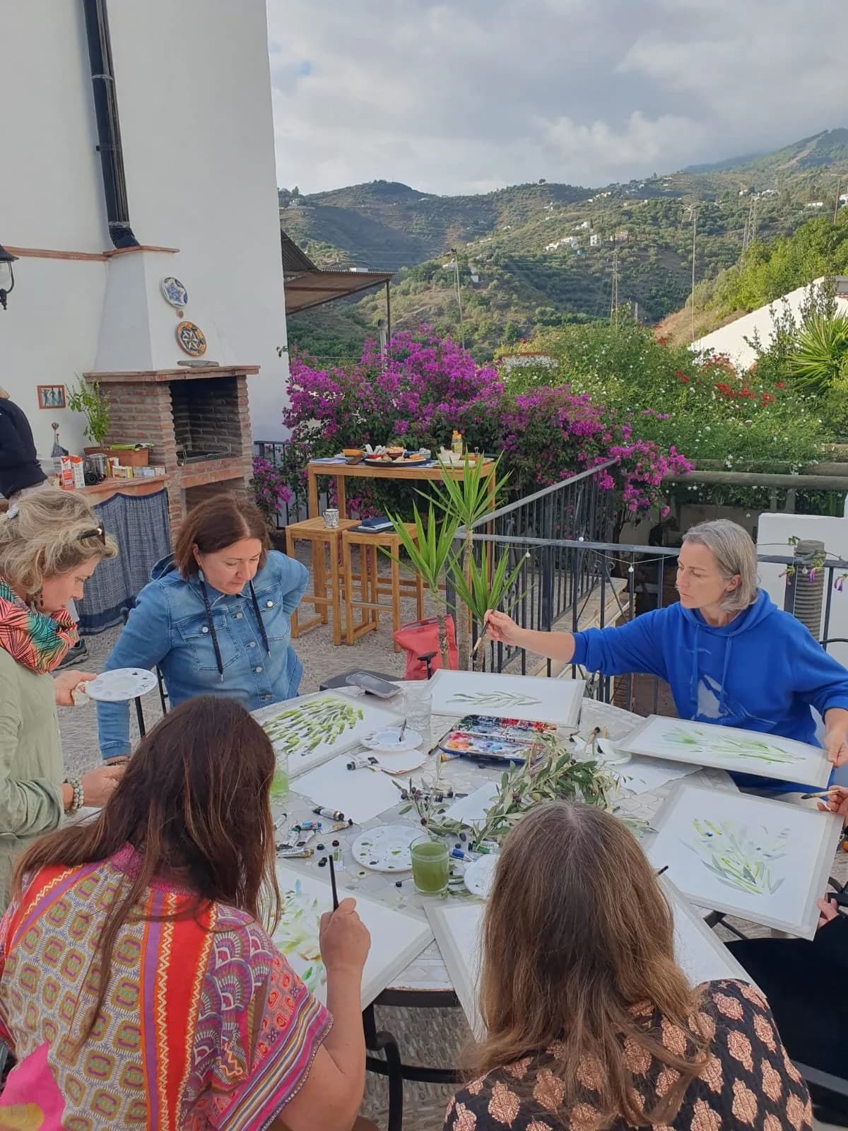 Painting retreat in Archez, Spain, 2024