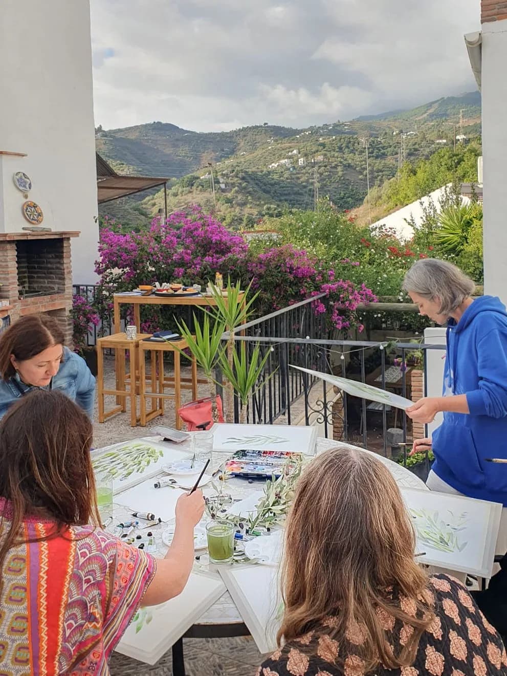 Painting retreat in Archez, Spain, 2024