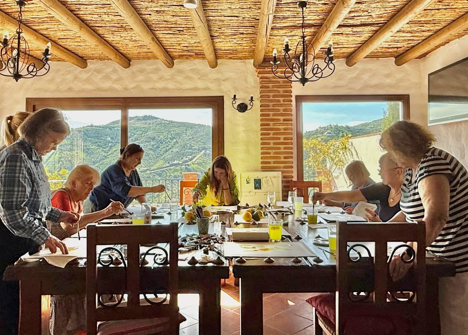 Painting retreat in Albaida, Spain, 2025