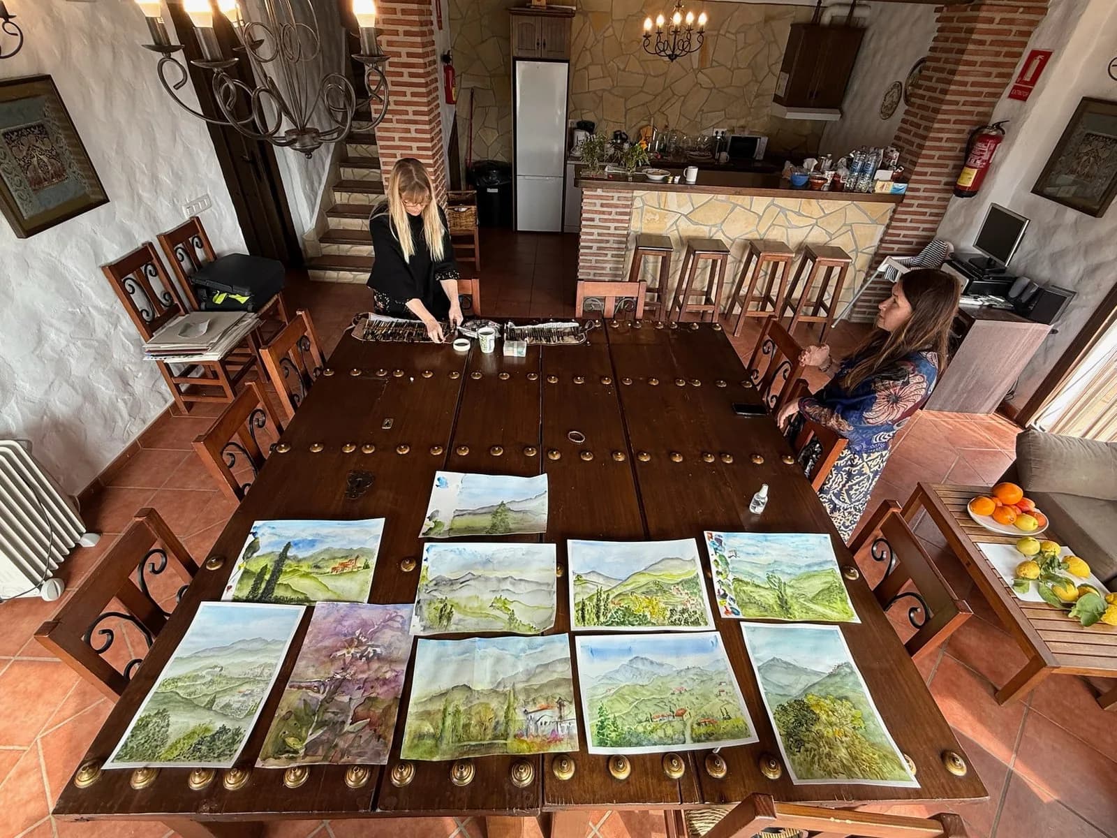 Painting retreat in Albaida, Spain, 2025