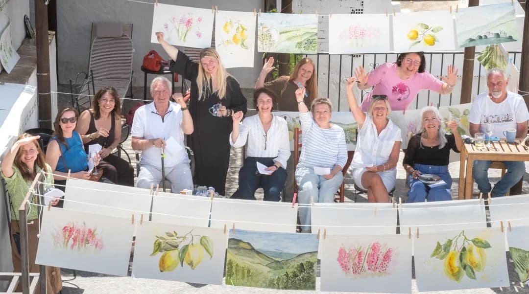 Painting retreat in Albaida, Spain, 2026