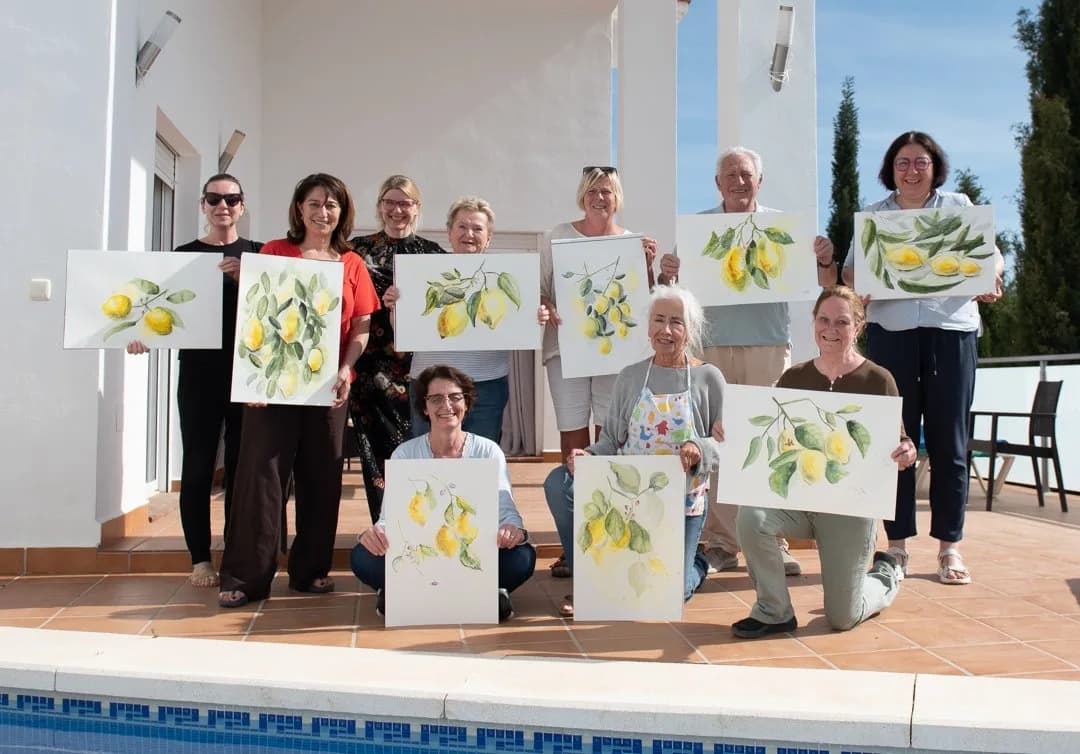 Painting retreat in Albaida, Spain, 2026