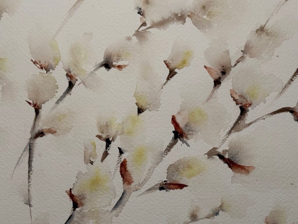 Spring, an original watercolour work by Jurga Vilimaite