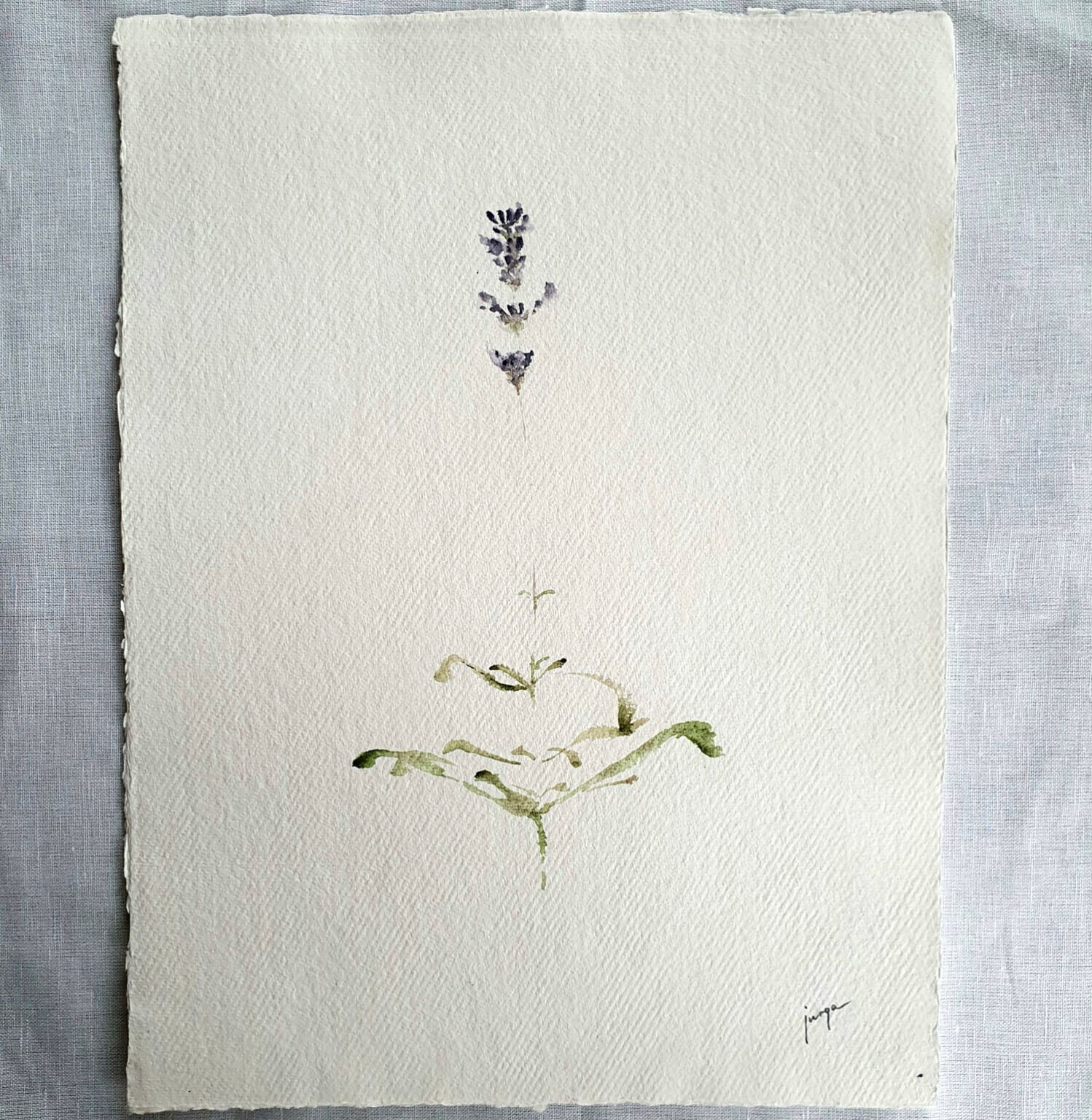 Scent, an original watercolour work by Jurga Vilimaite