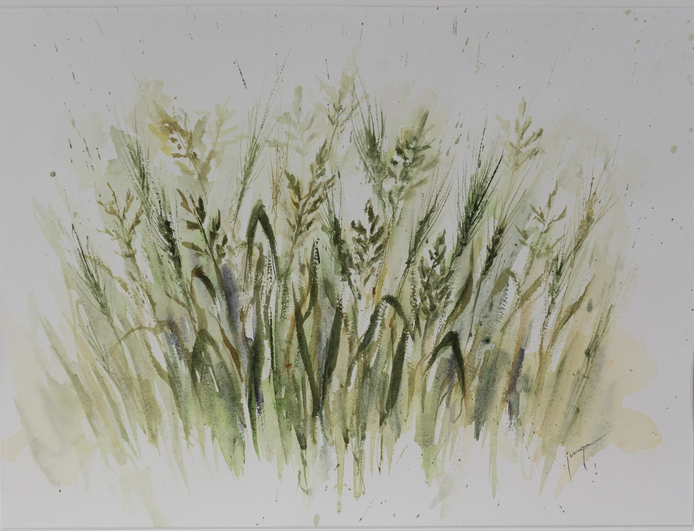 Barefoot Walk, an original watercolour painting by Jurga Vilimaite