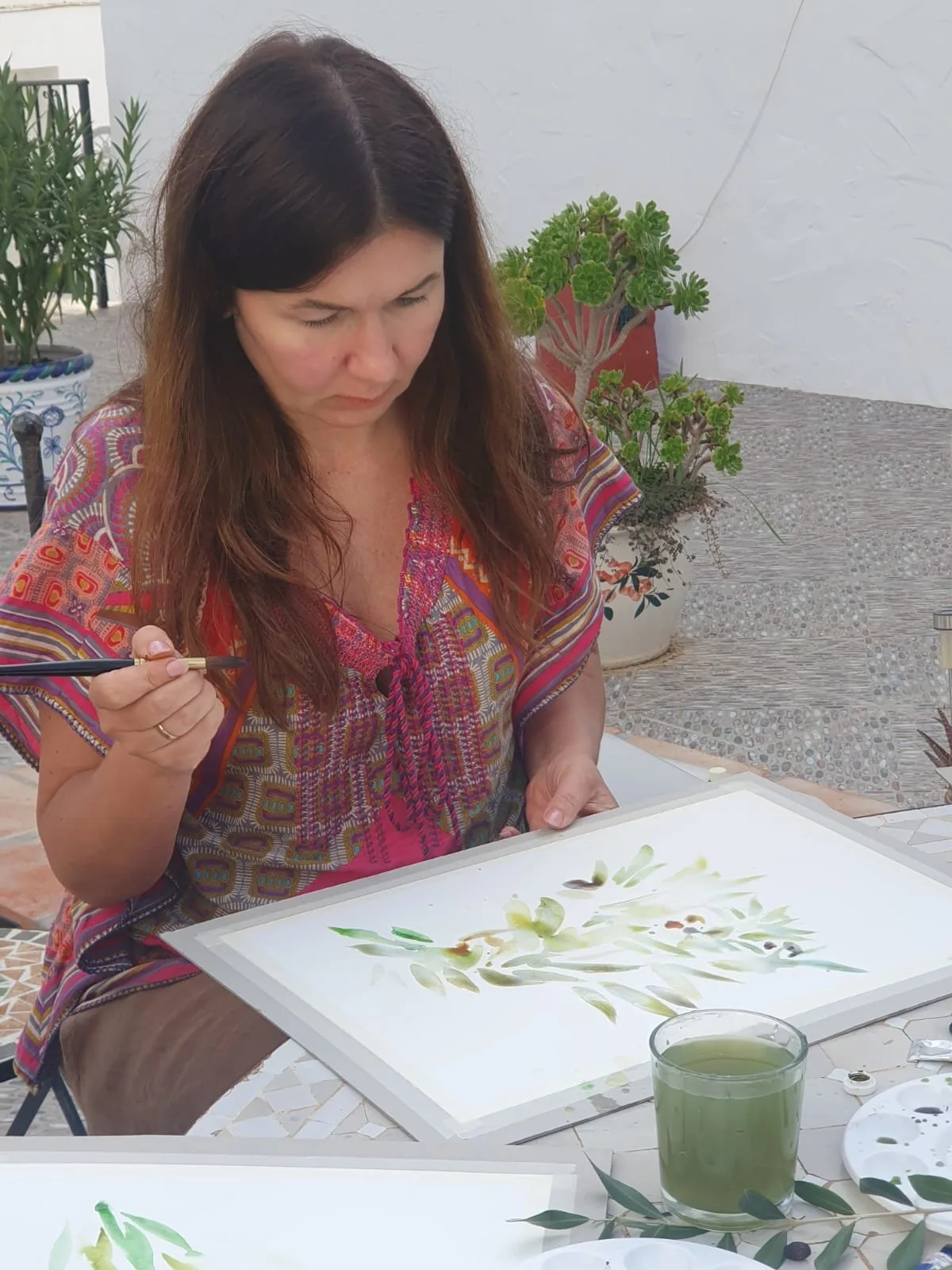 Painting retreat in Archez, 2024