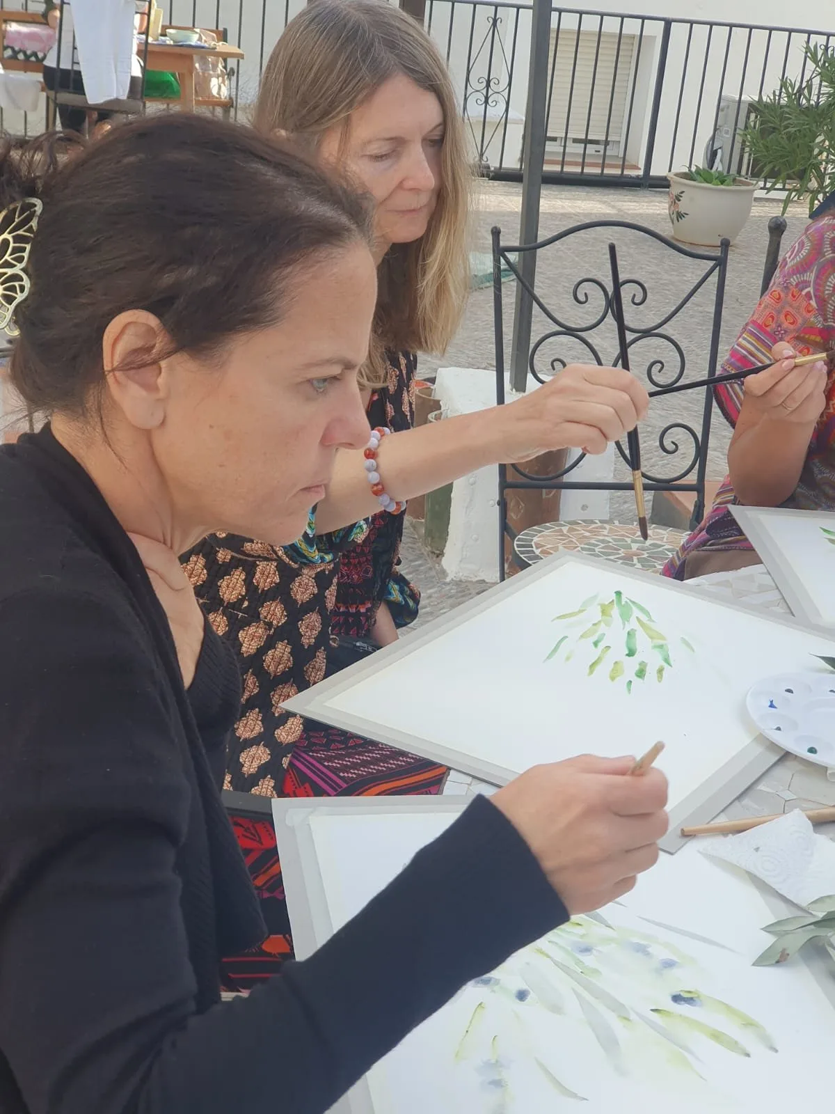 Painting retreat in Archez, 2024