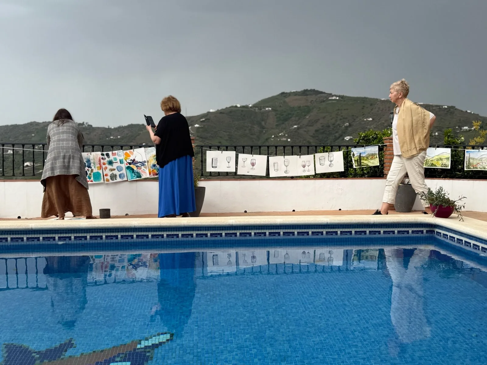 Painting retreat in Albaida, 2025
