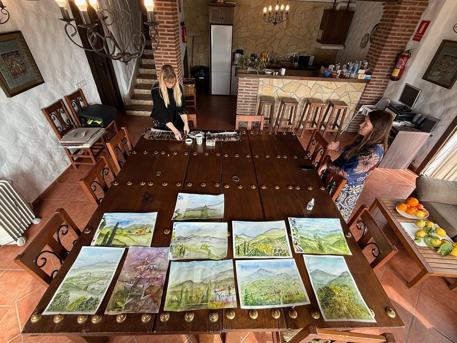 Painting retreat in Albaida, 2025