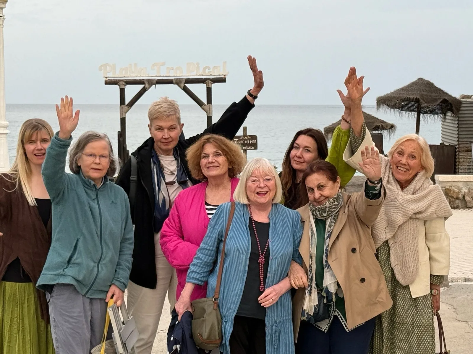 Guests having fun together in Albaida in 2025