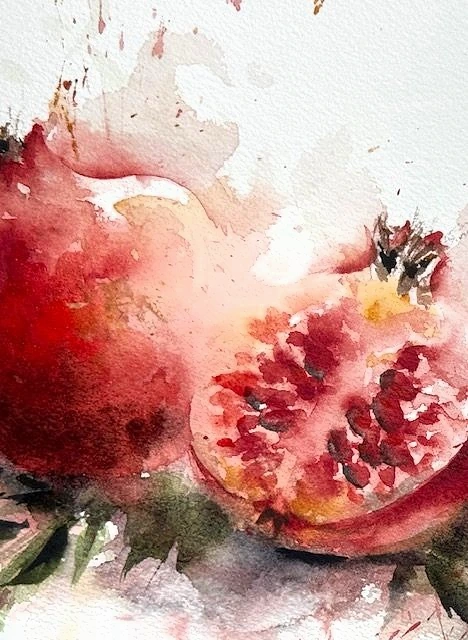 Happy pomegranate by Jurga Vilimaite