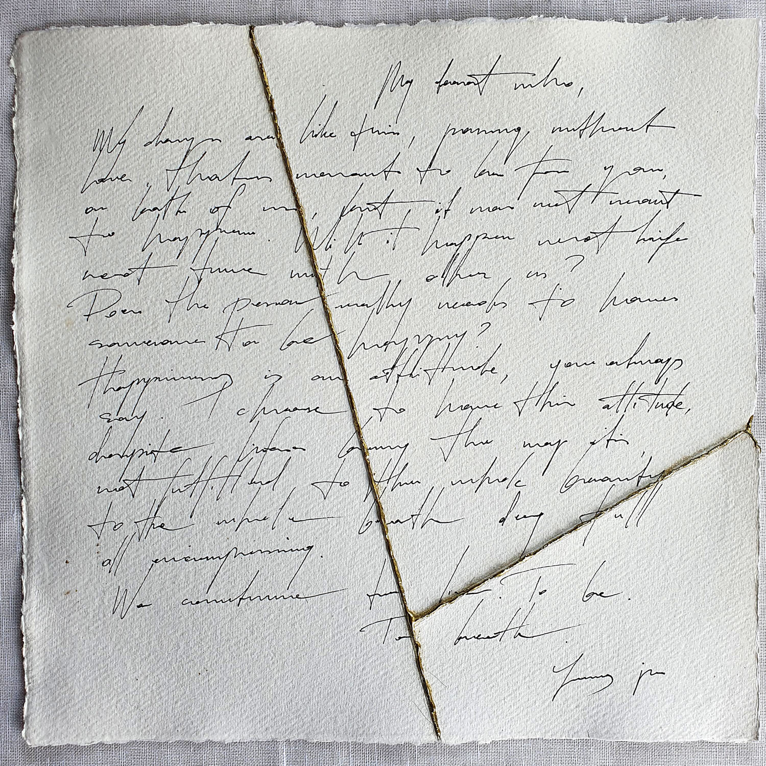 Kintsugi letter 1